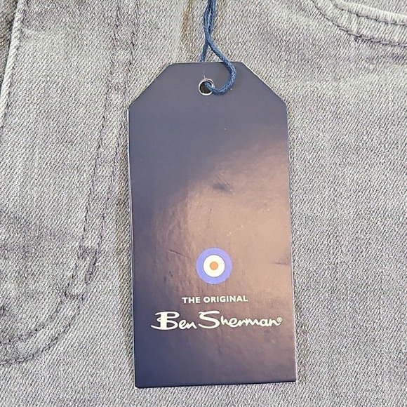 Ben Sherman Men's Straight Fit Denim Jeans Size 31x34 Pants Lunar BS11DB222 - Picture 8 of 16